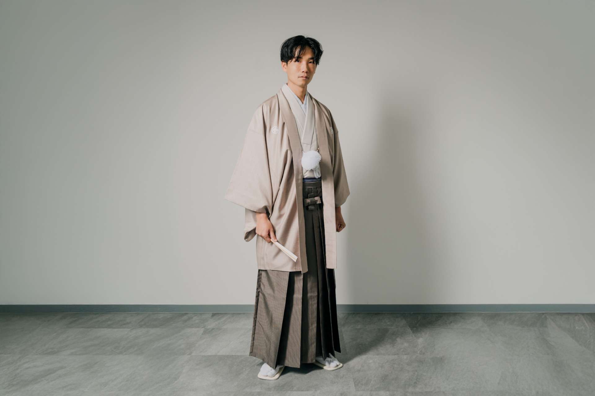 紋付袴(ベージュ)